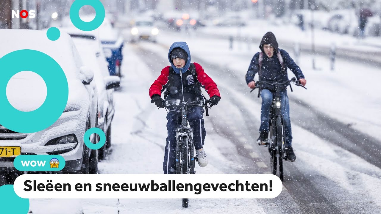 Sneeuw zorgt voor mooie plaatjes, maar ook gladheid