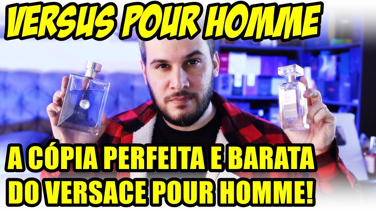 ACHEI O CONTRATIPO PERFEITO! Versus da In The Box, O MAIS SIMILAR AO VERSACE POUR HOMME QUE EXISTE!