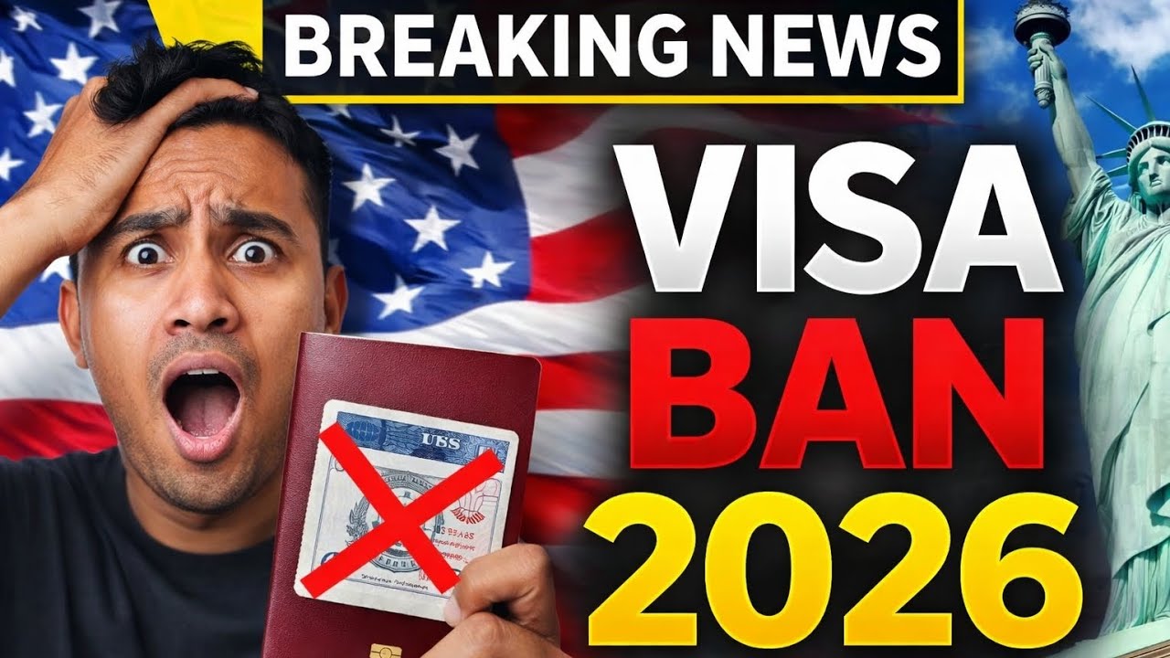 USA Visa Ban 2026 – Who Is Affected? Full List Revealed!