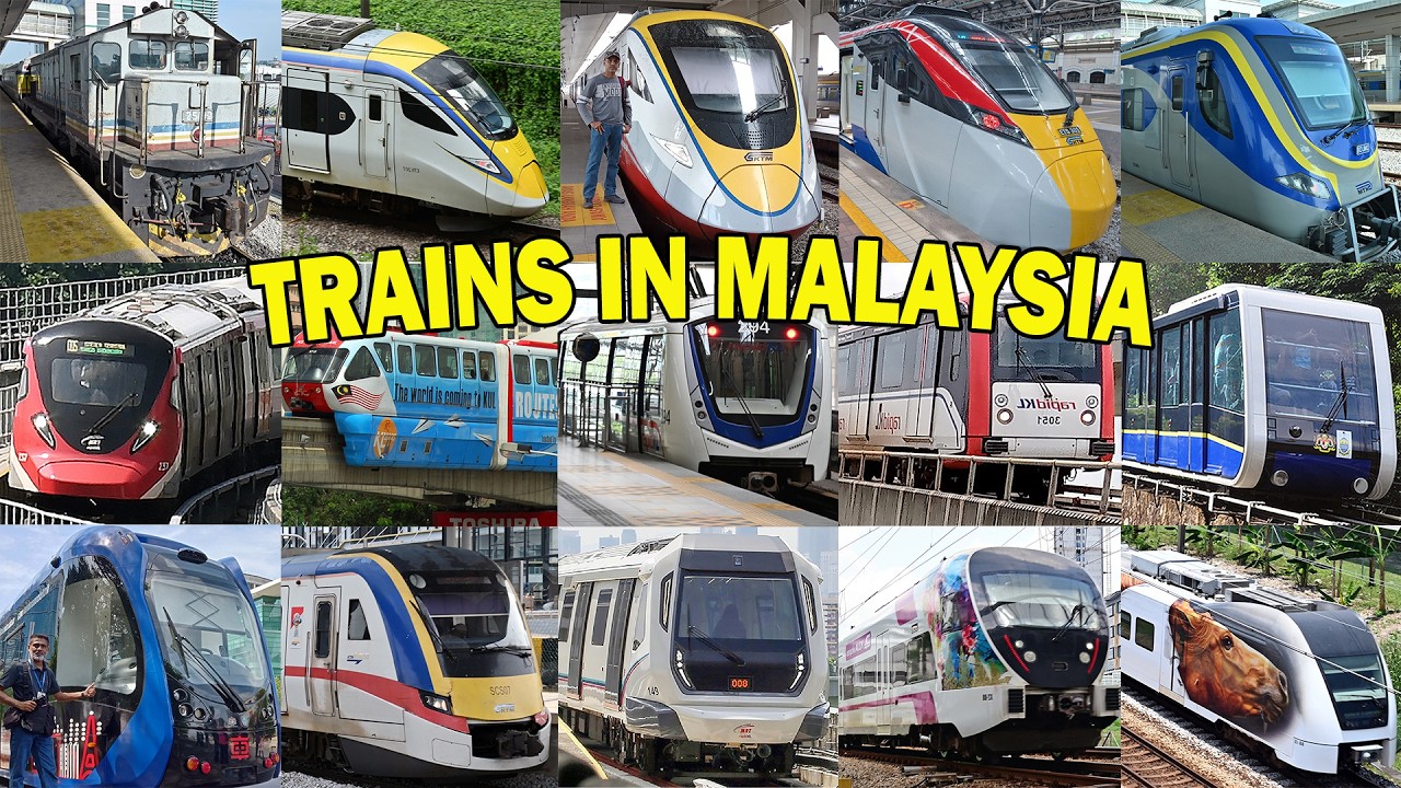All Types Of Passenger trains In Malaysia / Pelbagai keretapi penumpang di Malaysia