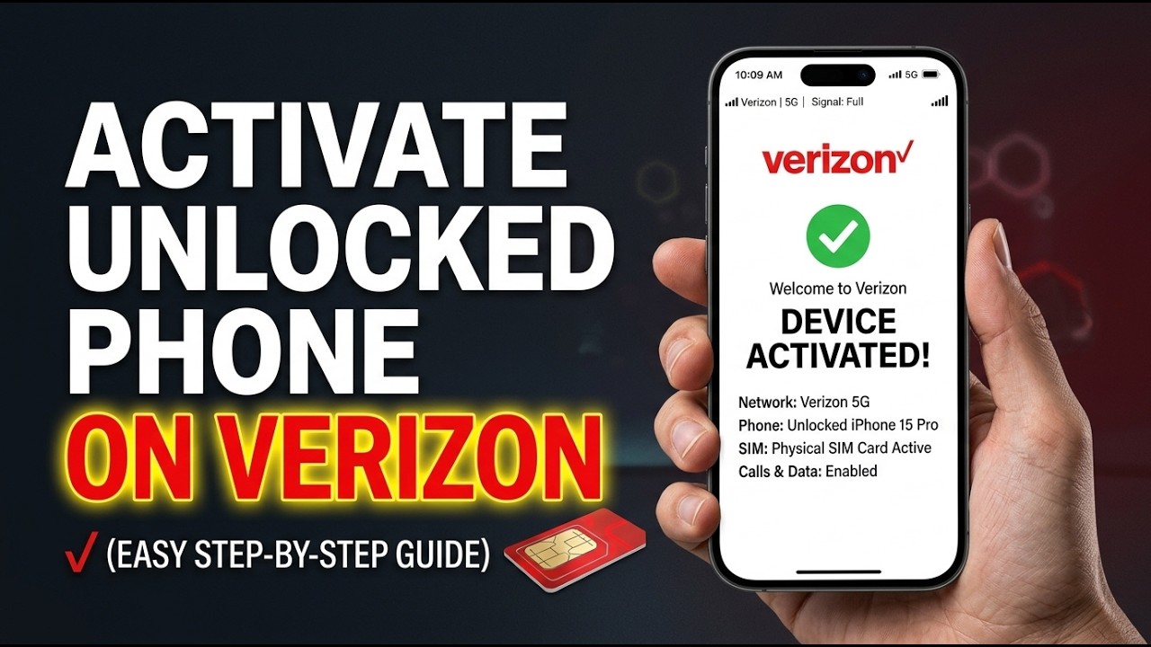 How to Activate Unlocked Phone on Verizon | Verizon Activate Unlocked Phone | Your Own Phone Verizon