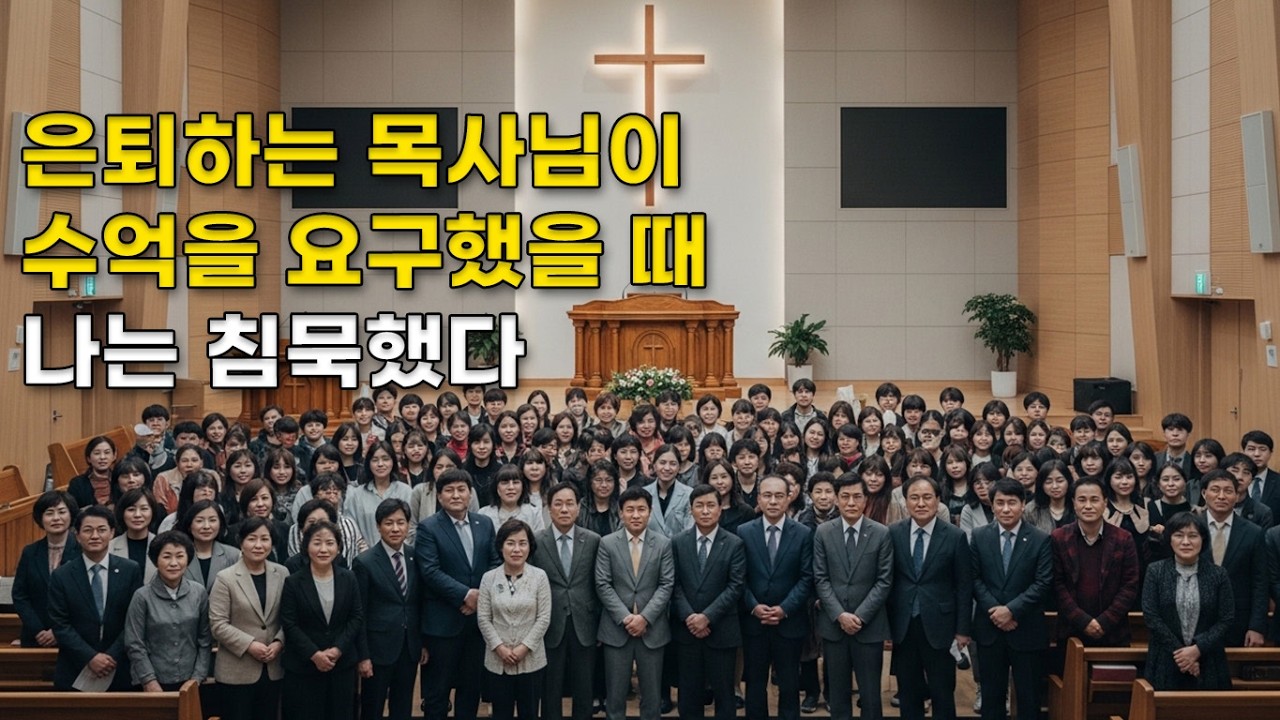 은퇴하시는 목사님이 떠나면서 수억대의 전별금을 요구했습니다 | 15년 신앙을 다시 묻다
