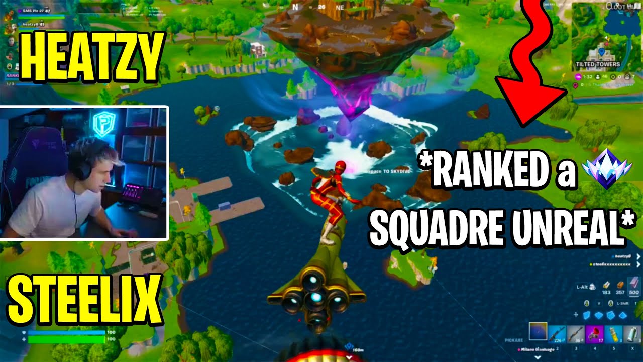 Piz, Steelix, Heatzy DISTRUGGONO Tutti Nelle Ranked Unreal Squad su Fortnite OG!