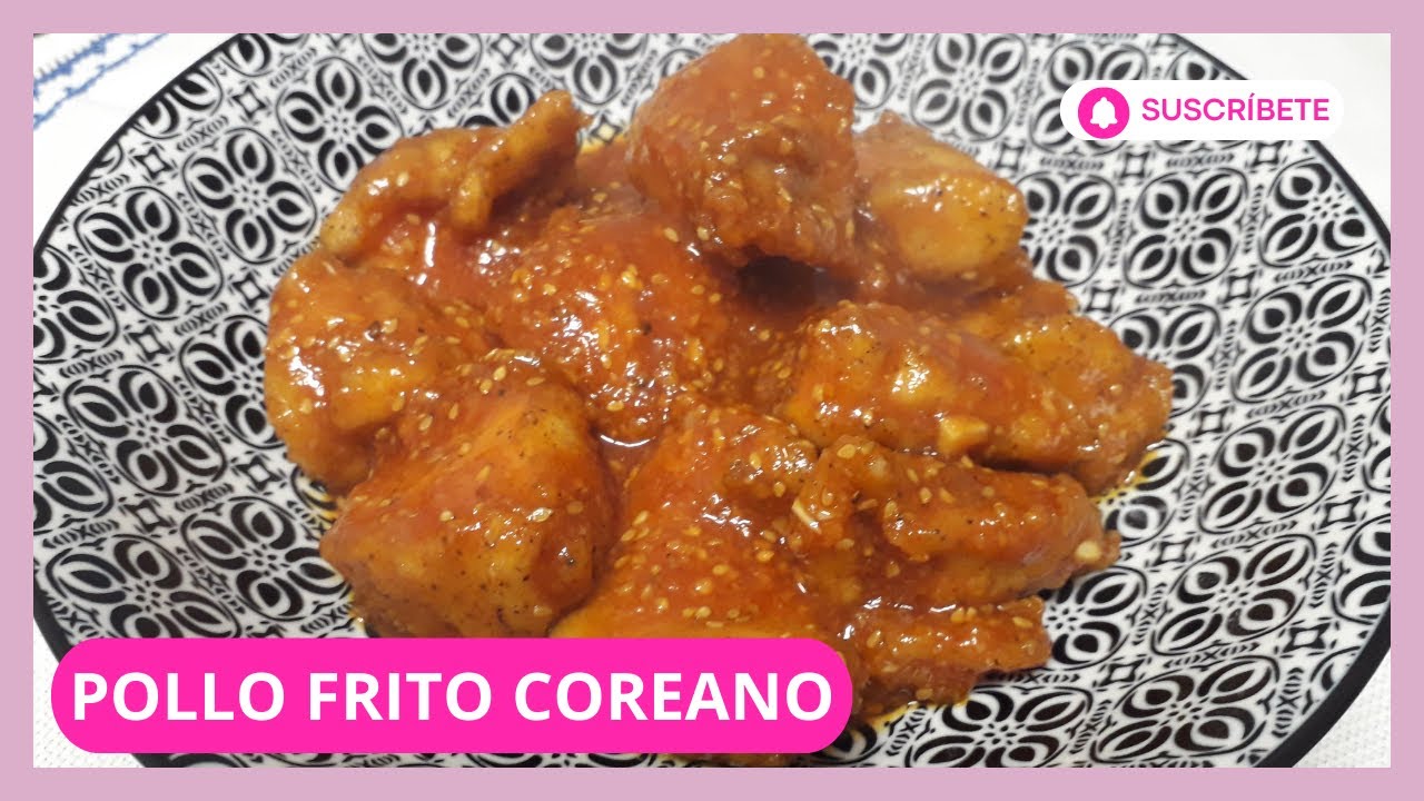 Pollo frito coreano, muy fácil y rápido de preparar, dulce y picante al mismo tiempo, espectacular!