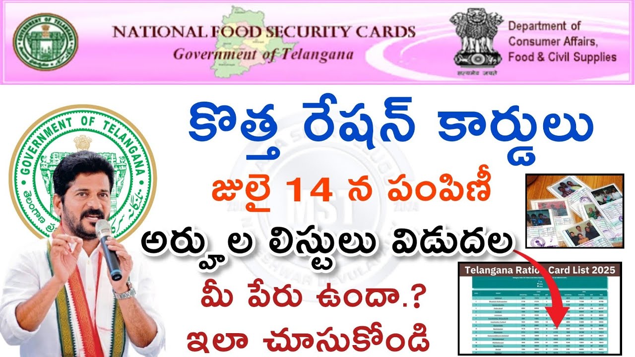 New Ration Cards Distribution Process in Telugu | కొత్త కార్డుల పంపిణీ | Ration Card approval status