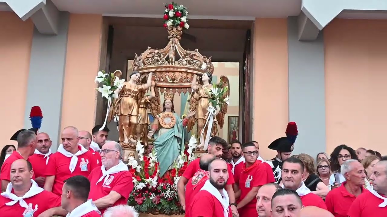 Sant'Eufemia D'Aspromonte. SANT'EUFEMIA festa 2025. USCITA PROCESSIONE. 1/6
