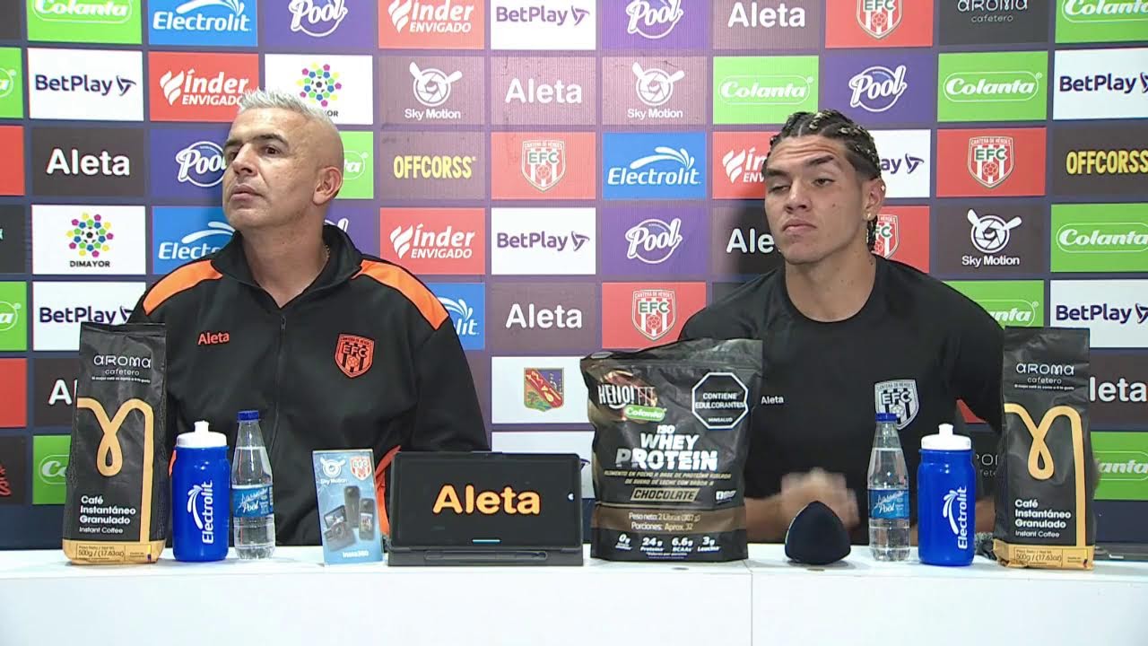 Rueda de prensa de Envigado tras su partido con Junior