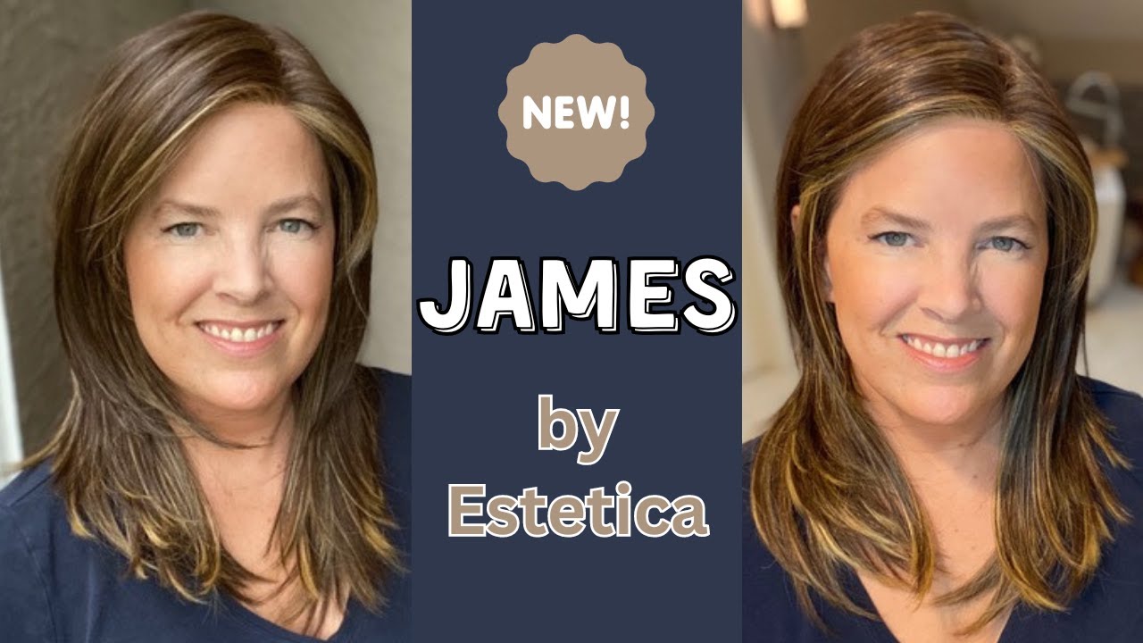 JAMES by Estetica in CARAMELKISS, Wig Review, New Style & Heat Defiant Synthetic Fibers!