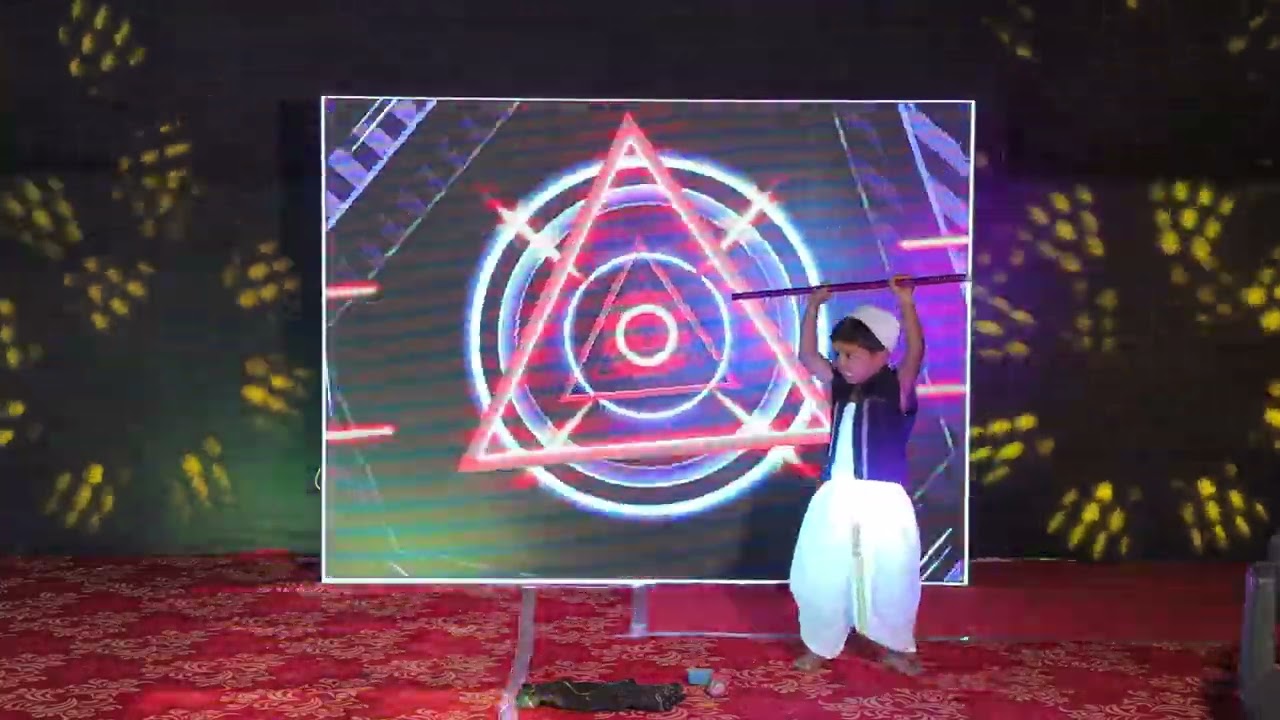 Diamond English School, Annual day,  Kathi n ghongad gheu dya ki