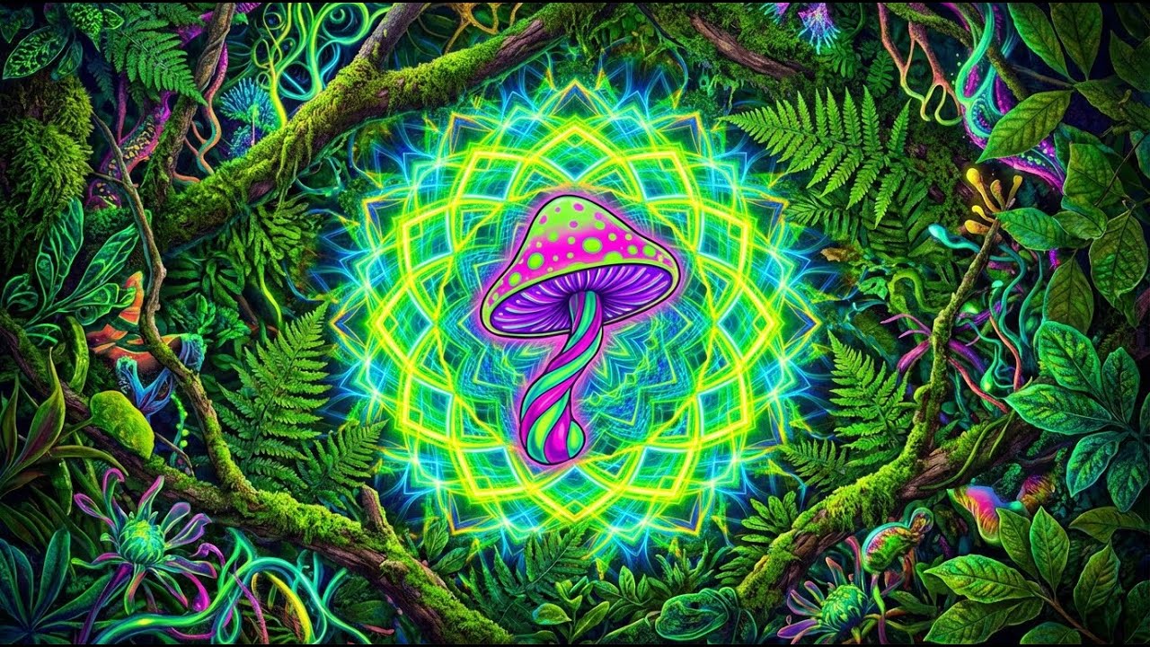 Psy Dub Trip - Psychedelic Forest Portal (Trippy Visuals / Psychedelic Animation)