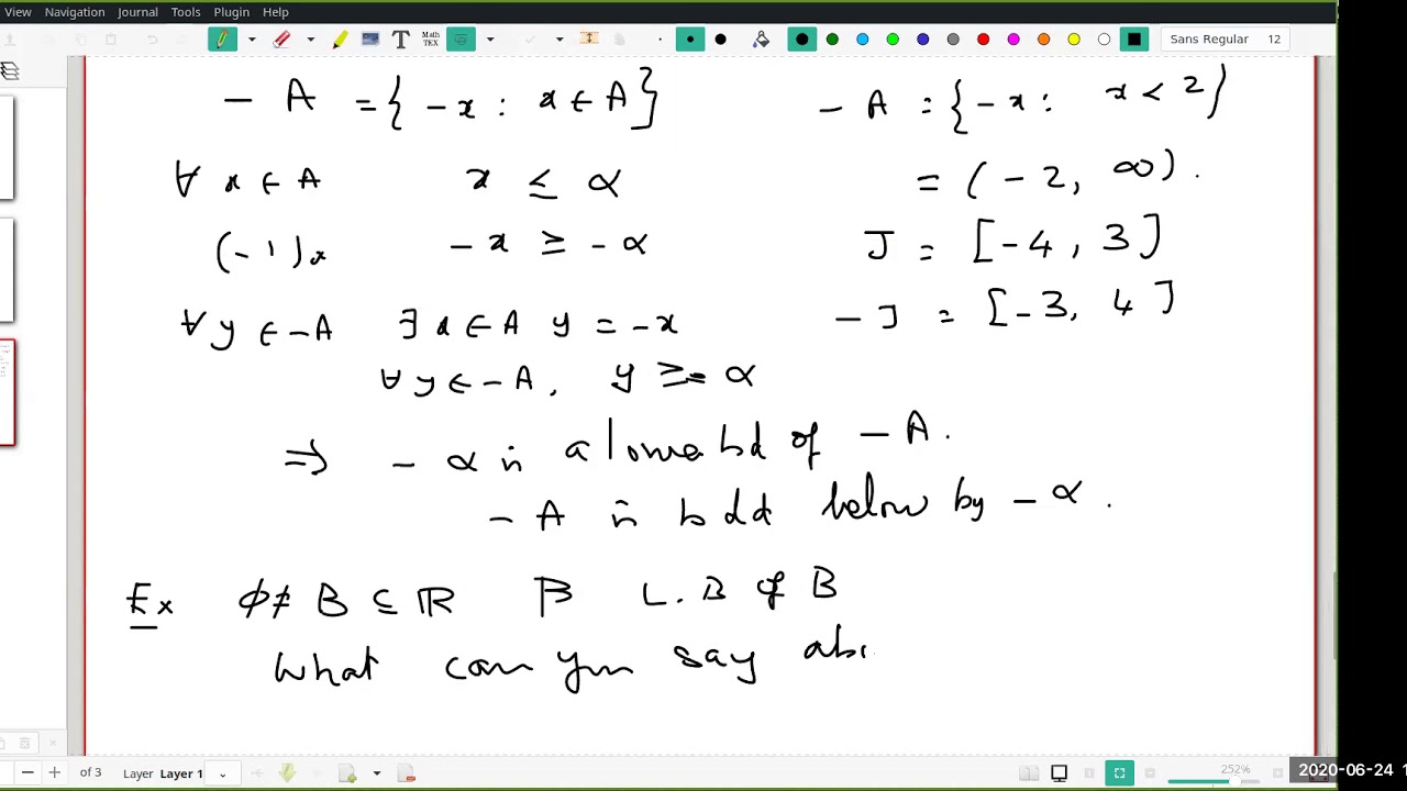 Real Numbers: Lecture 2 (UpperBounds2)