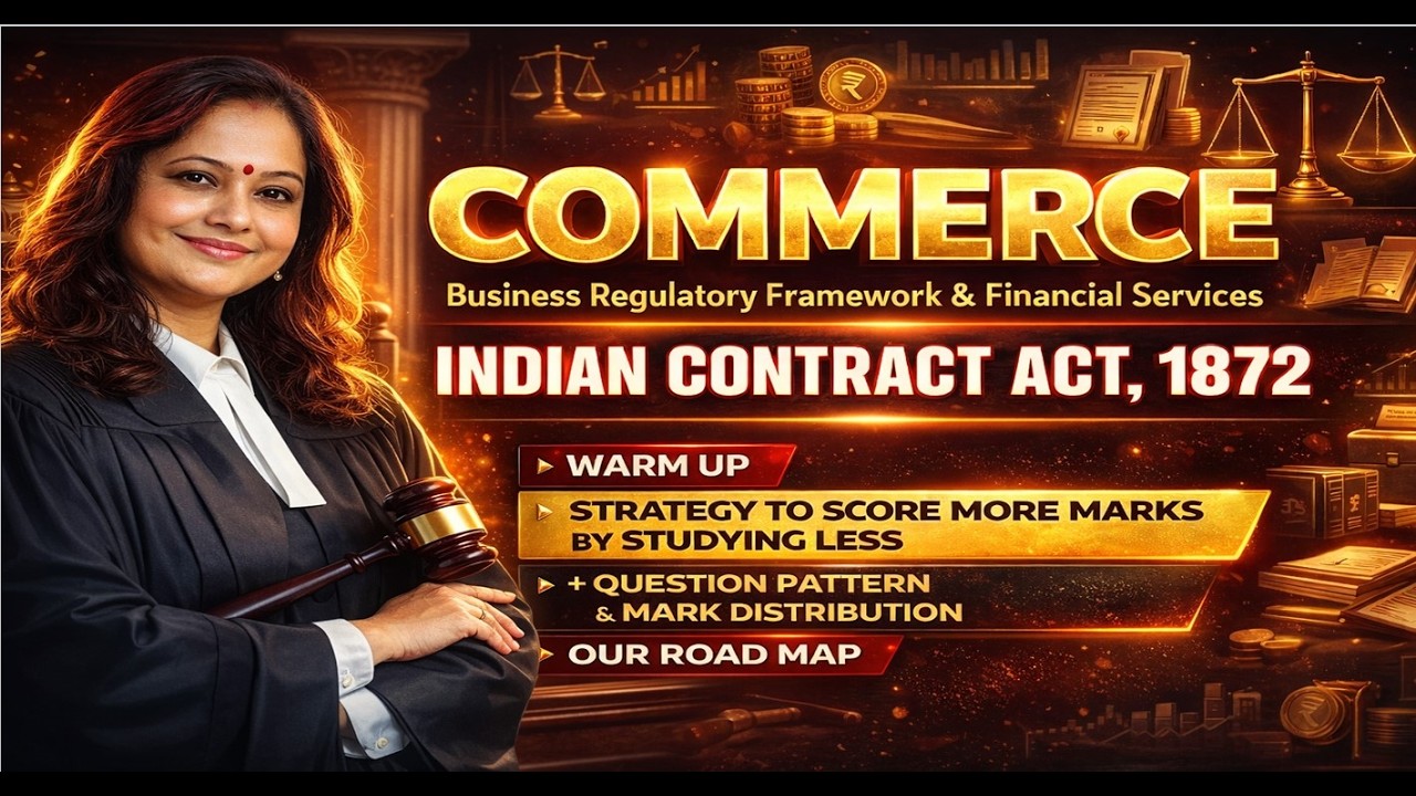 INDIAN CONTRACT ACT,1872part 2   COMMERCE LIVE  CLASS   OPSC PGT