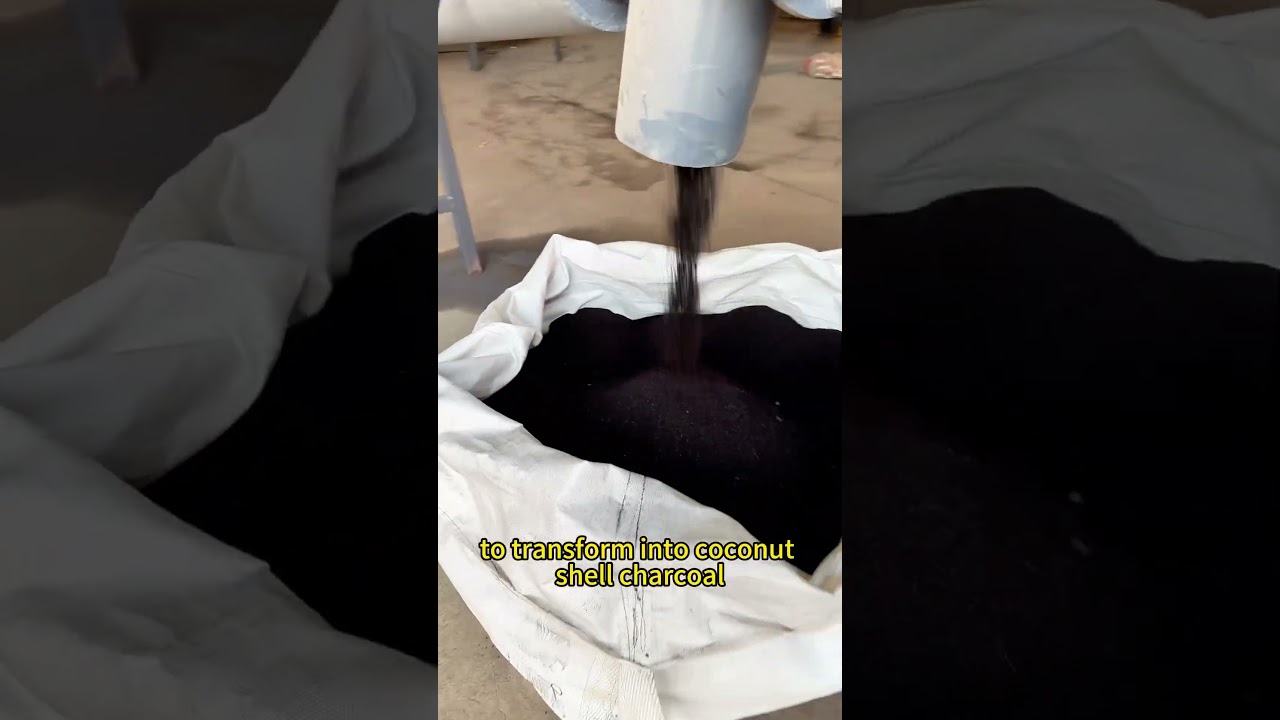 How to make coconut shell charcoal briquettes,hookah charcoal#charcoalstove#shisha#recycle#heat#fyp