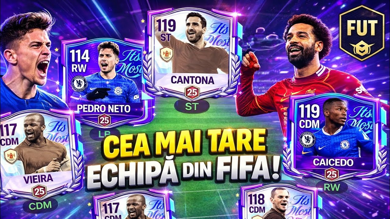 AM JUCAT CU ECHIPA PREMIER LEAGUE DIN TOATE TIMPURILE pe FC Mobile 🤯⚽