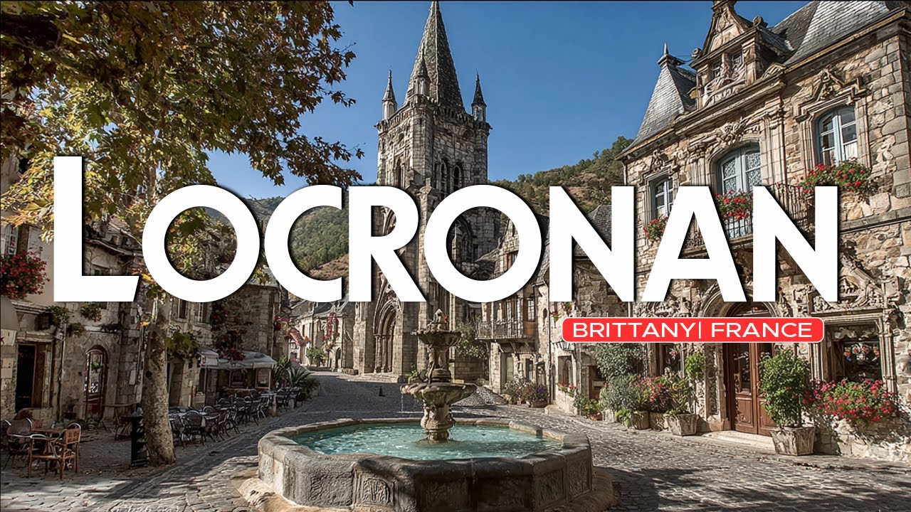 Locronan : The village that stops in time - 4K Walking Tour