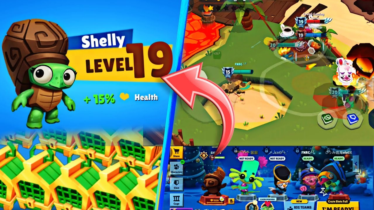 Shelly Level 19 POWER Upgrade 😱 Road to Level 20 Zooba Gameplay