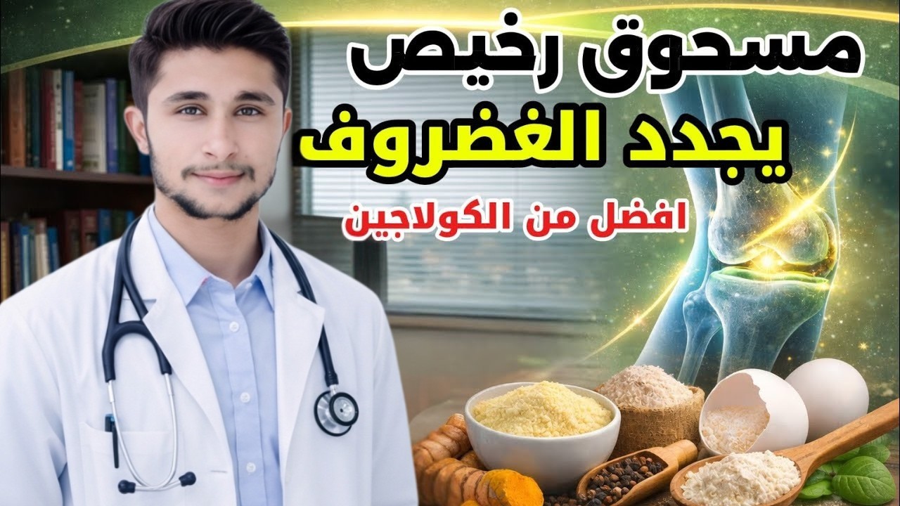 مسحوق رخيص يجدد الغضروف أفضل من الكولاجين  3 مكون