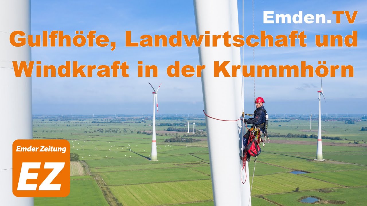 Emden.TV - 10. Oktober: Gulfhöfe, Landwirtschaft und Windkraft in der Krummhörn
