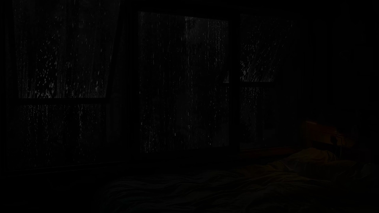 Gentle Rainfall in a Forest Bedroom | Peaceful Rain Sounds for Deep Sleep