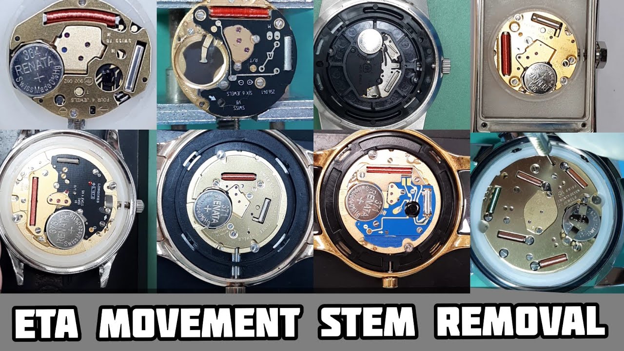 How To Remove Stem ETA Swiss Movement | Watch Repair Channel | SolimBD