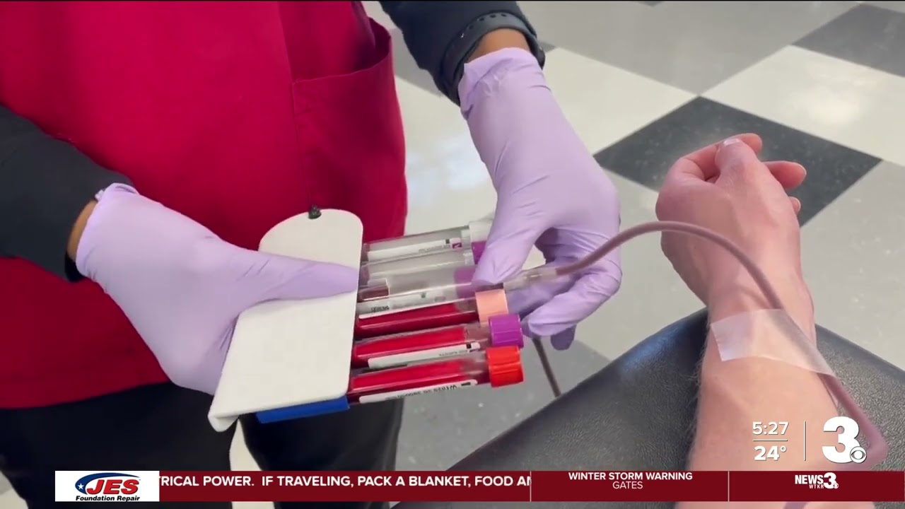 Red Cross declares blood shortage as winter weather cancels drives across Virginia
