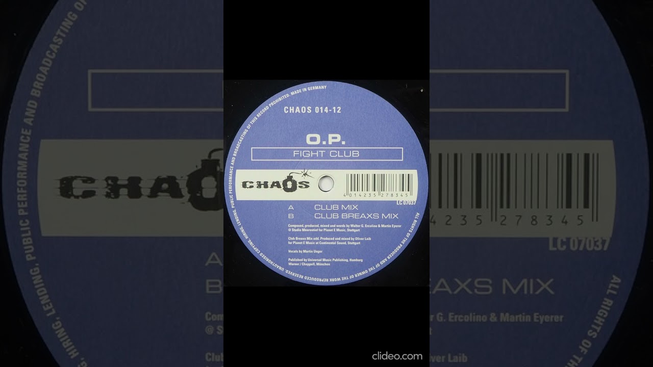Op - Fight Club (Club breaks Mix)