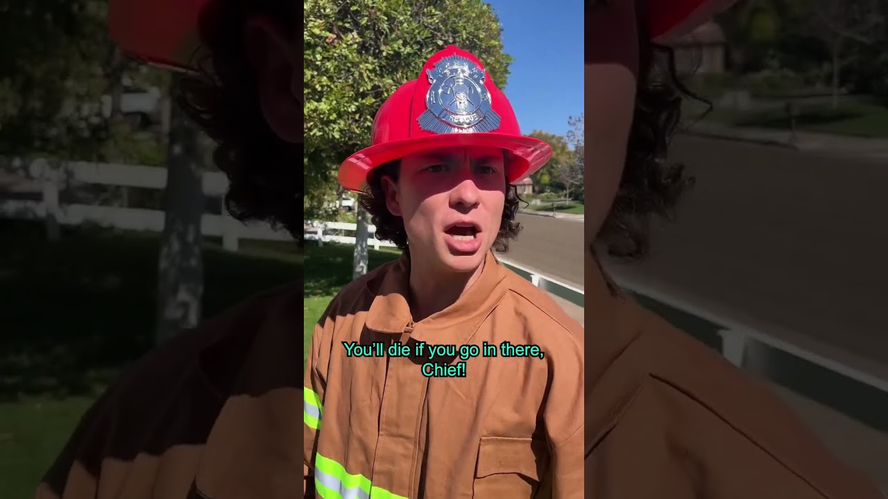 When someone refers to you as &ldquo;chief&rdquo; 😳👩&zwj;🚒😂 #shorts