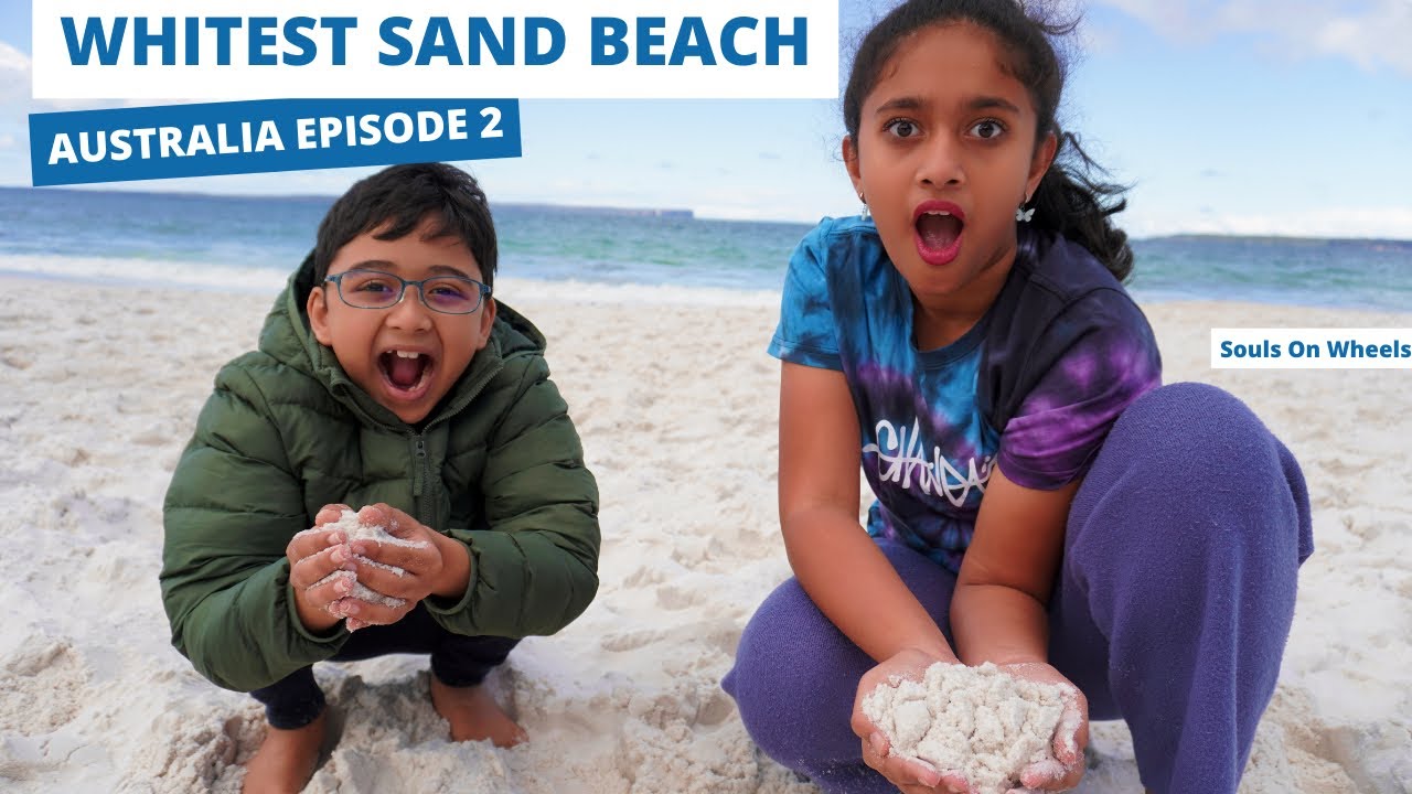 World's whitest sand beach😍 Hyams Beach, Jervis Bay, Australia #australia #travelvlog #beach