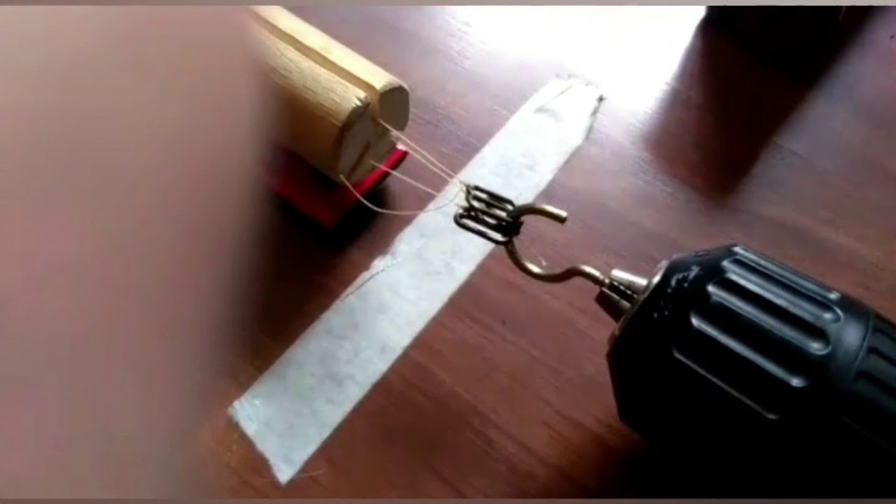 Homemade Ship Model Ropes/ Fazendo cordas com furadeira