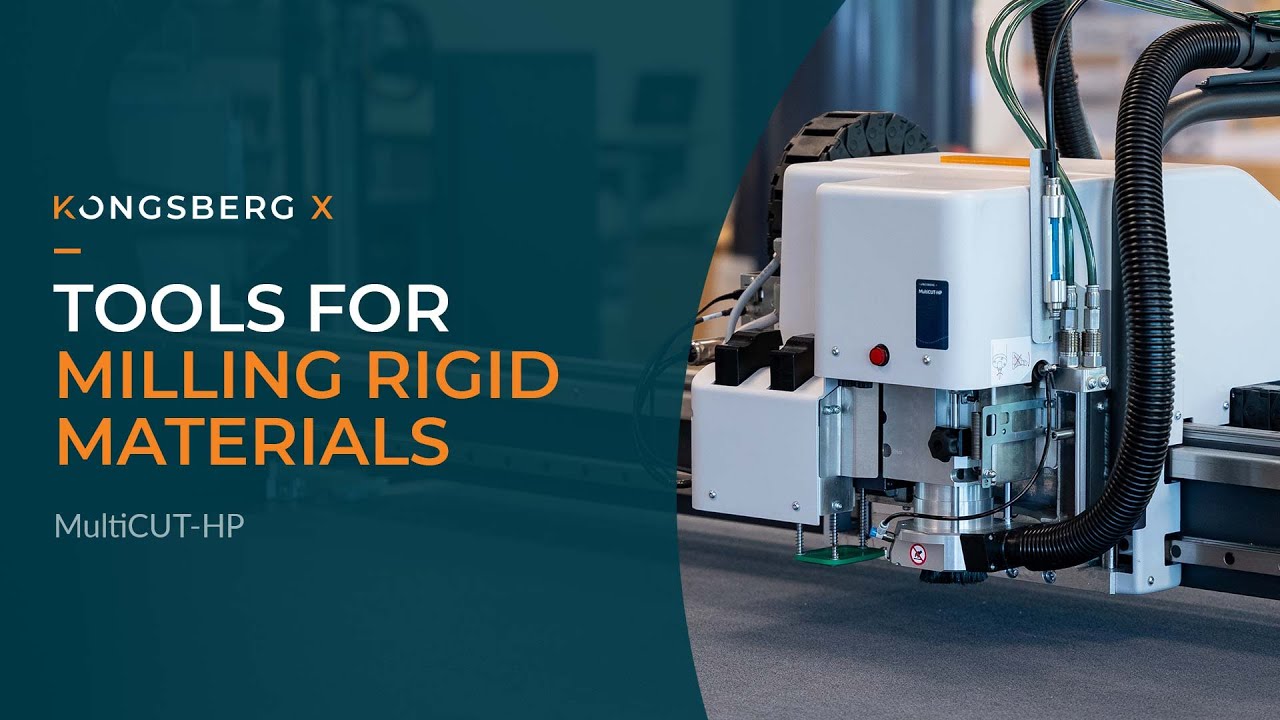 Tooling for Kongsberg X: milling with the MultiCUT-HP toolhead