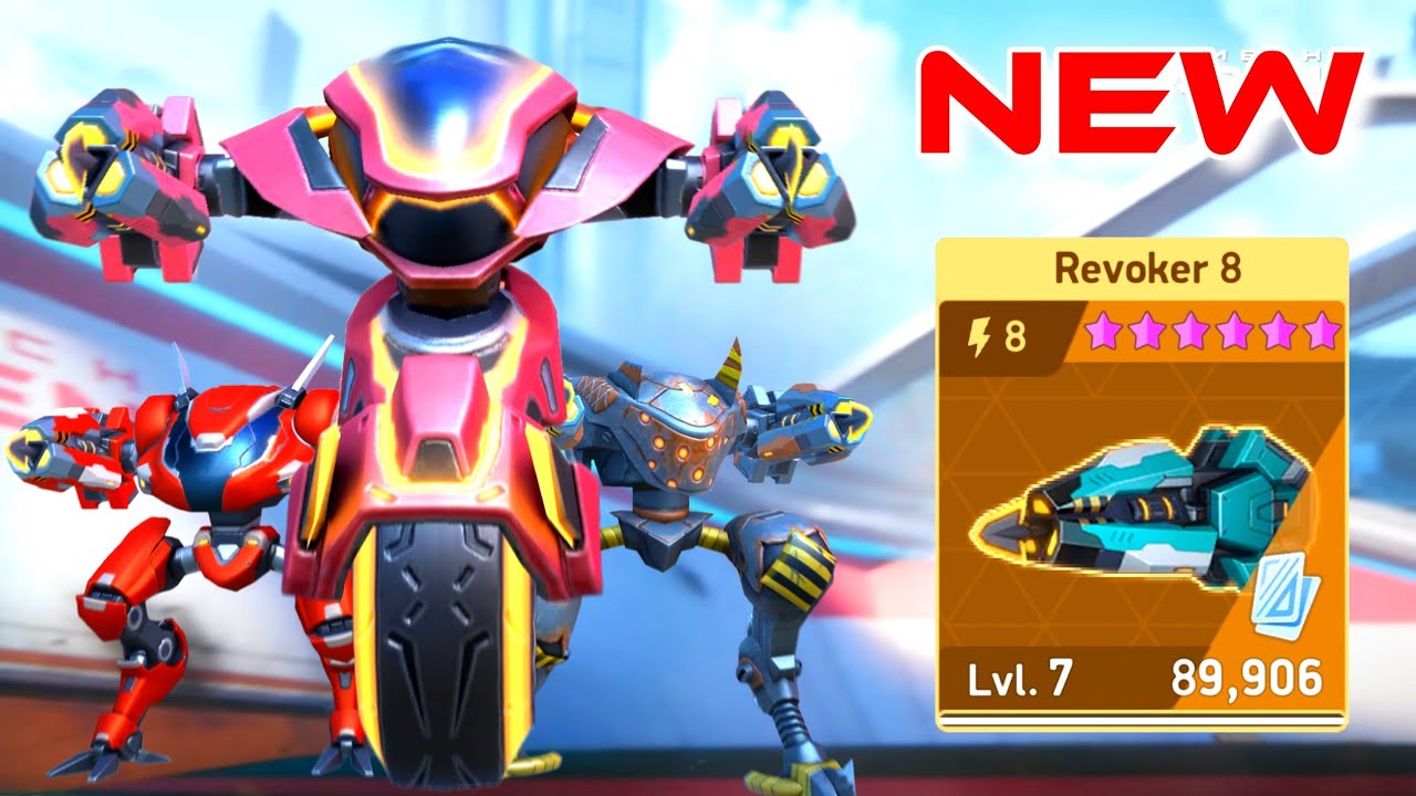 NEW WEAPON Revoker 8 with Killshot Lancer Tengu - Mech Arena