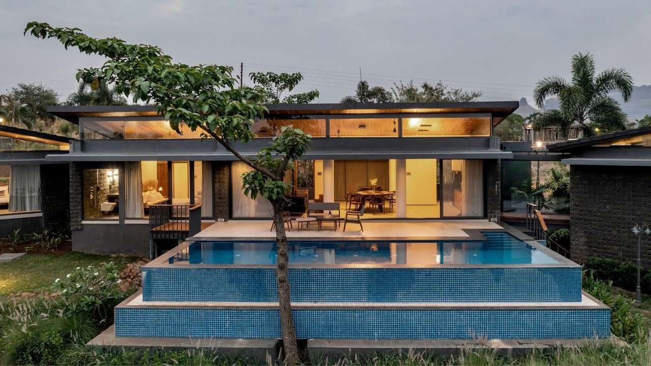 Lakeshore, a vacation home in Beze, #India by Atelier Landschaft
