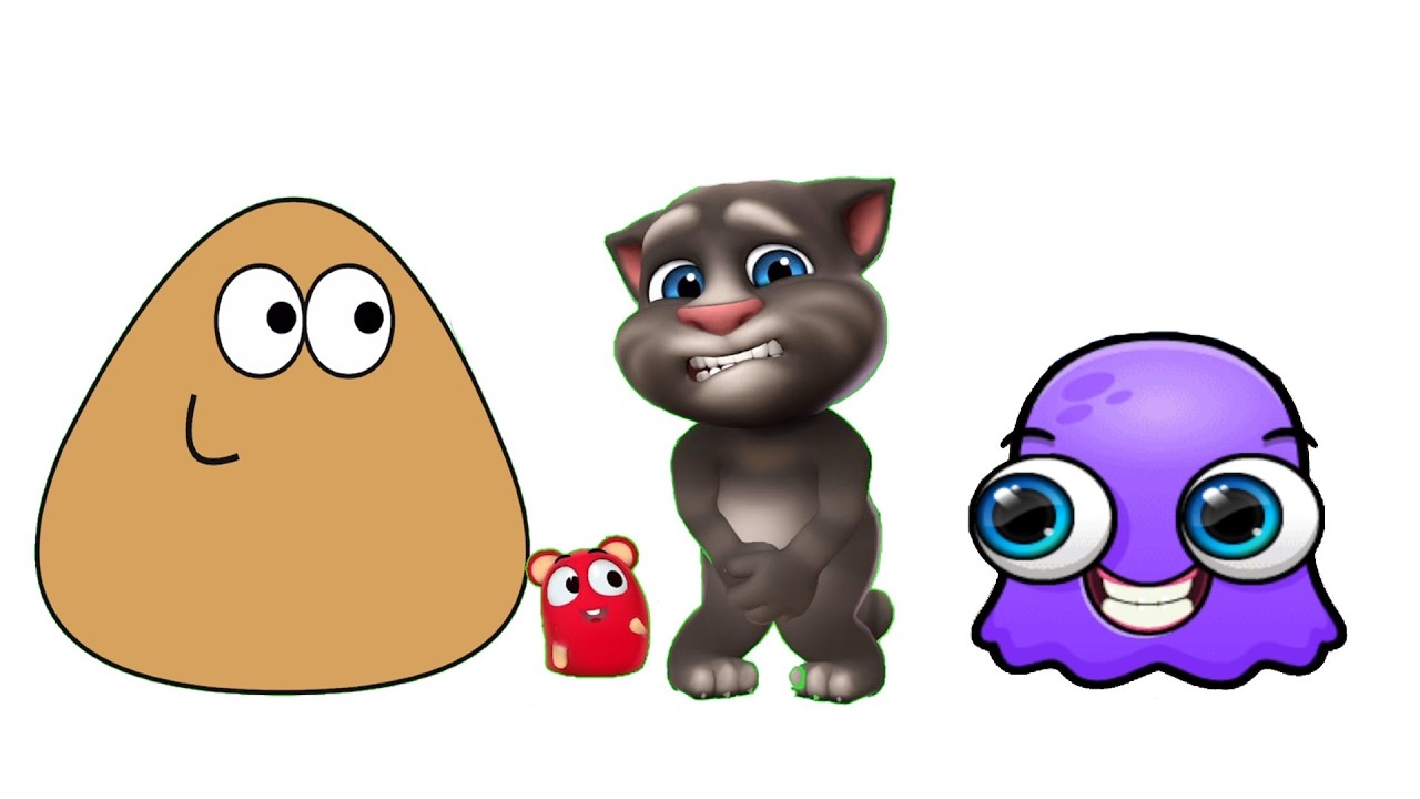 Pou y Moy encuentran un gatito - ¿Conoces a este gatito?. El gato Tom y sus amigos en español.
