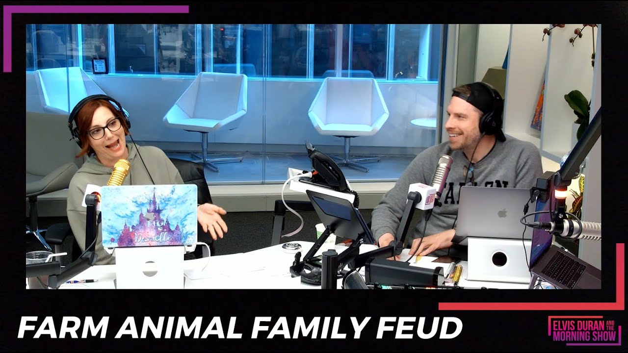 Farm Animal Family Feud | Elvis Duran Exclusive