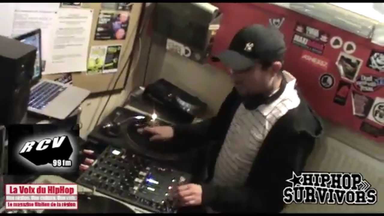 Interview et session mix de Dj Stamiff sur RCV radio (La Voix du HipHop)