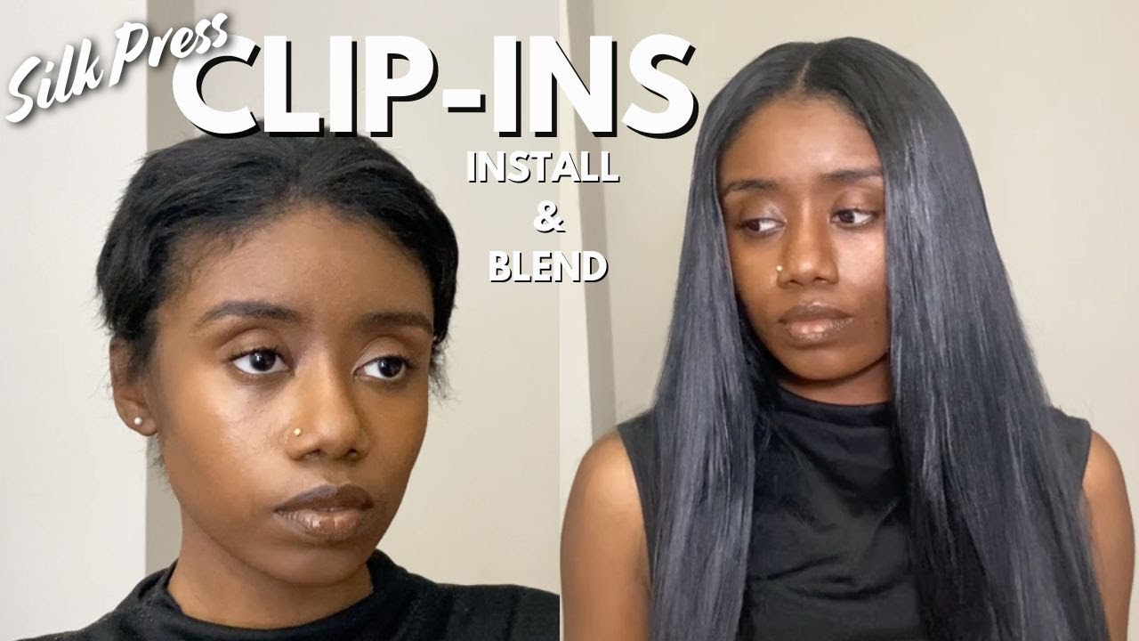 HOW TO: clip in hair extensions SHORT HAIR tutorial | install & blend