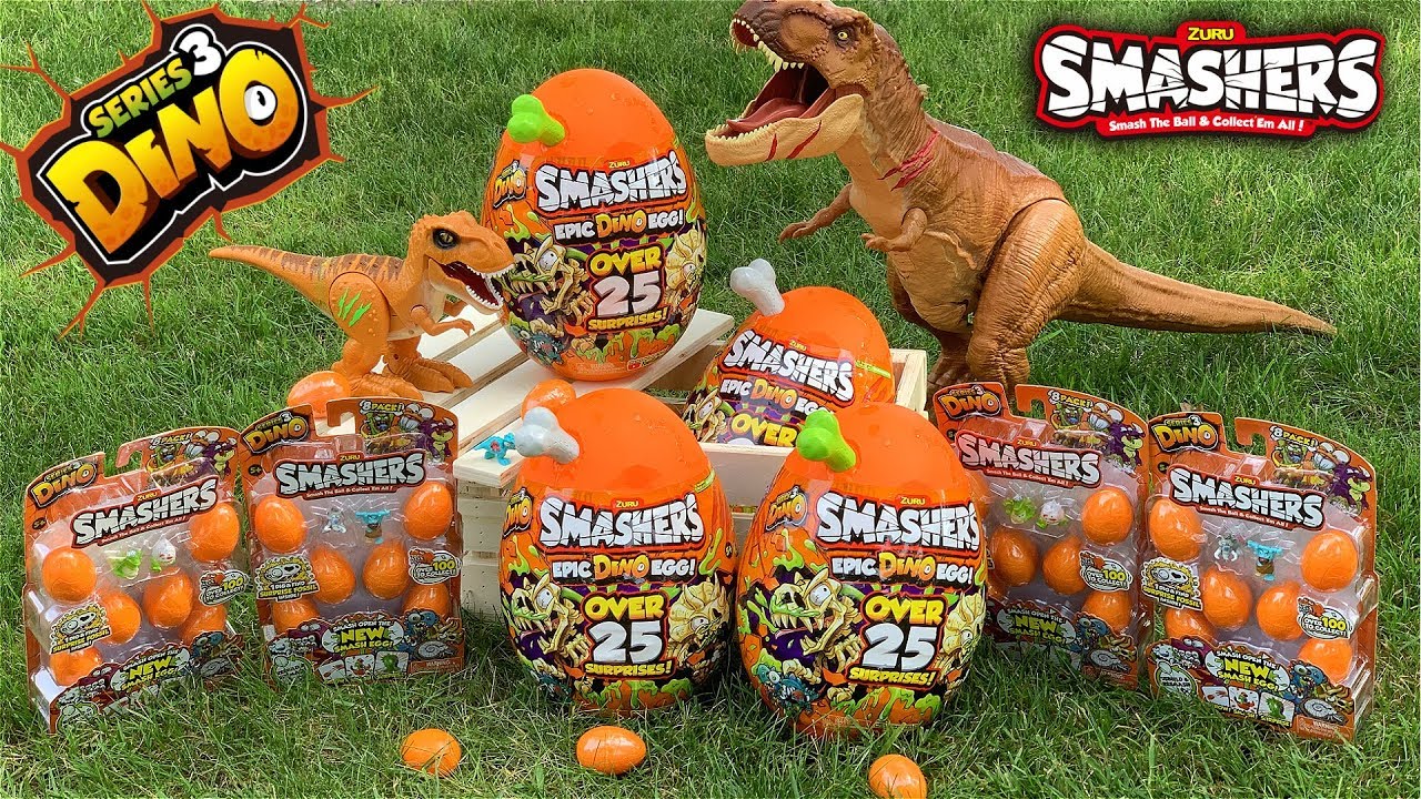 SMASHERS Series 3 Epic Dino Egg EPIC UNBOXING!