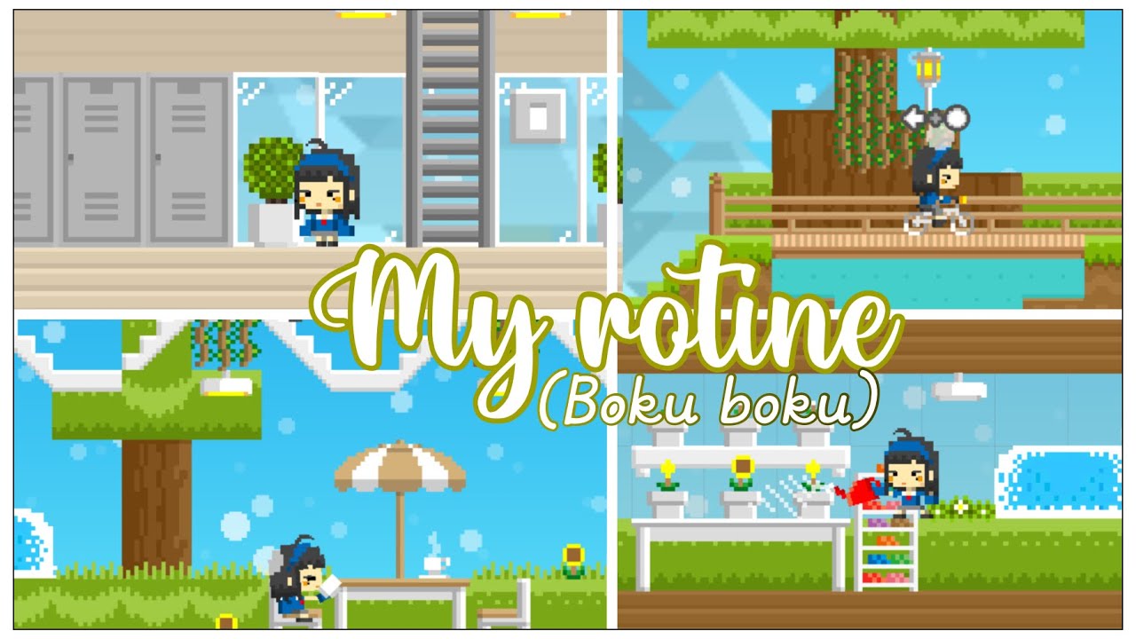 -[☀️]-Minha rotina no boku boku!!(sem voz!🔇)