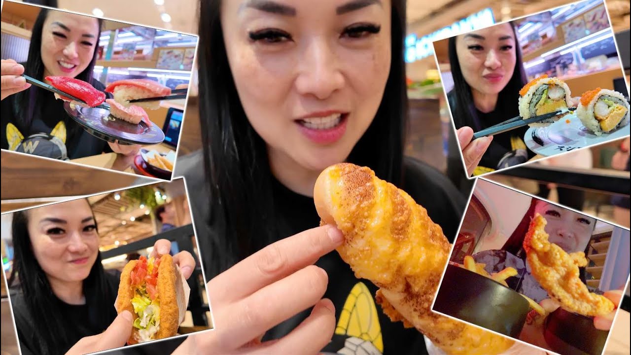 COME EAT WITH US (TACO BELL + SUSHI) | SASVlogs