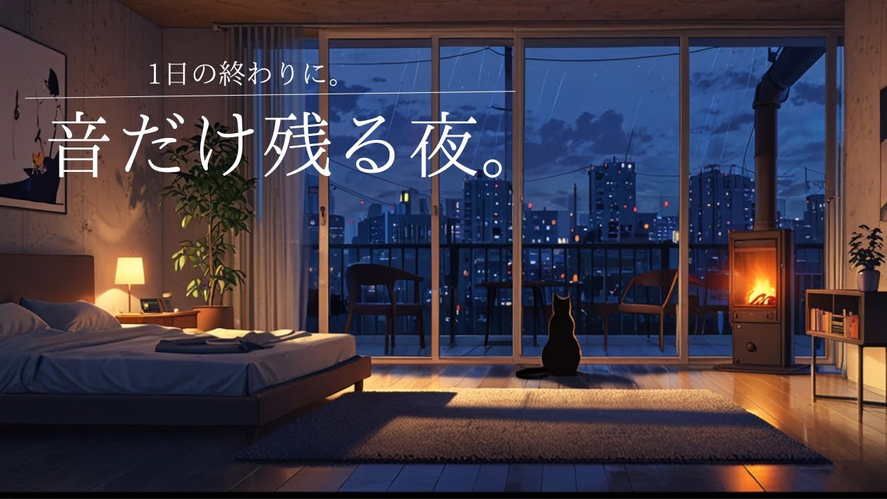 【夜の癒しBGM】1日の終わりに、音だけ残る夜。｜A Quiet Place to Return – Guitar Lo-Fi 🌙🎵 🌙