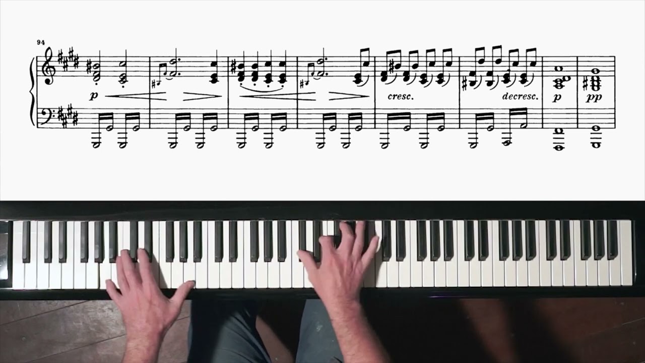 Beethoven “Moonlight Sonata” 3rd mov. (v. 2)  Paul Barton, FEURICH piano