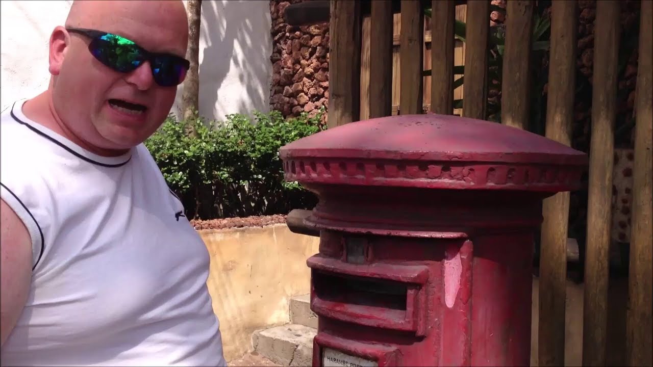Is the UK pillar box in Disney's Animal Kingdom's Harambe Village genuine?