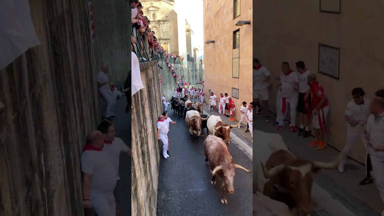 SANFERMIN, OCTAVO Y ÚLTIMO ENCIERRO DE 2025 CON TOROS DE MIURA 