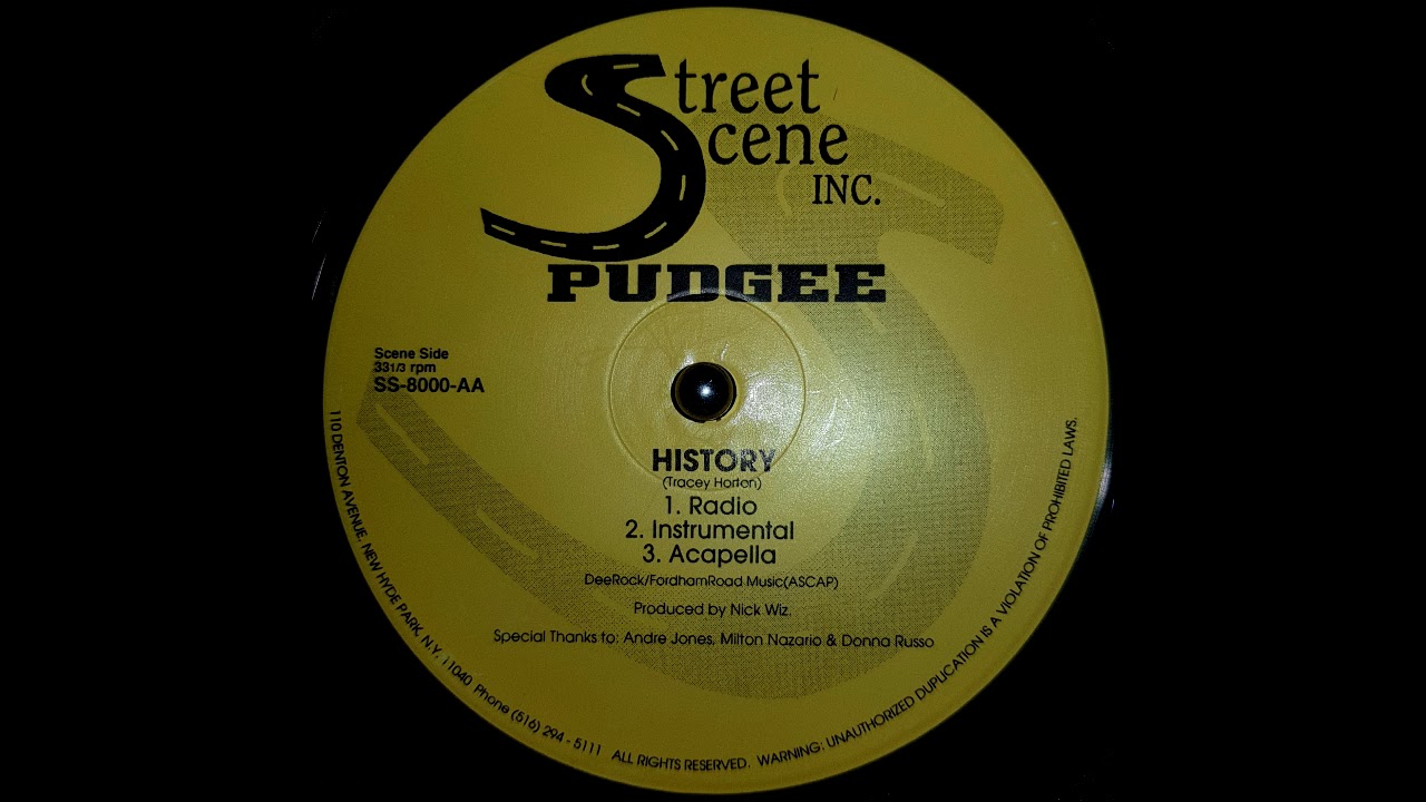 Pudgee - History (Nick Wiz Instrumental) (1997) [HQ]