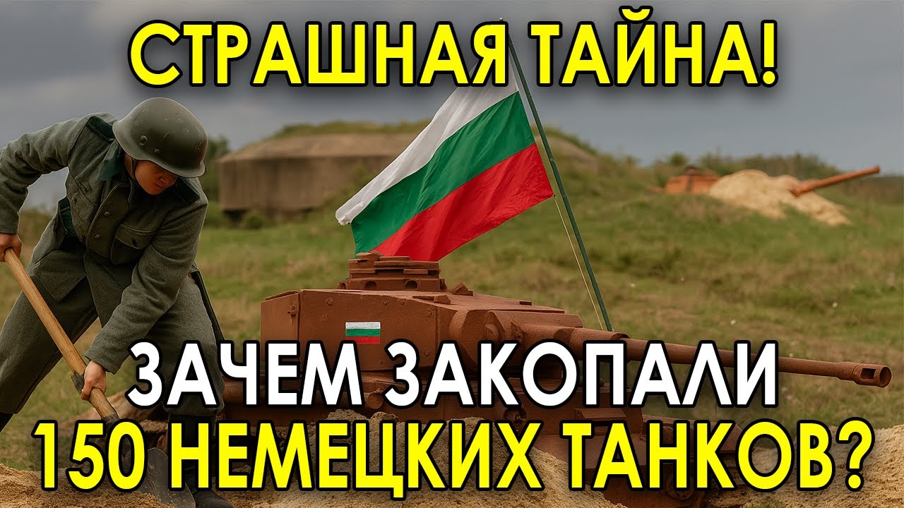ТАНКИ ПОД ЗЕМЛЁЙ?! Почему БОЛГАРЫ ЗАКОПАЛИ НЕМЕЦКИЕ ТАНКИ? ЛИНИЯ КРАЛИ МАРКО!