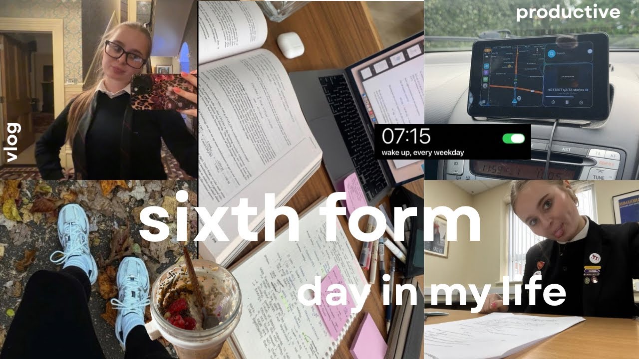 busy thursday in my life | sixth form, work, exercise 🏃‍♀️📓🍸
