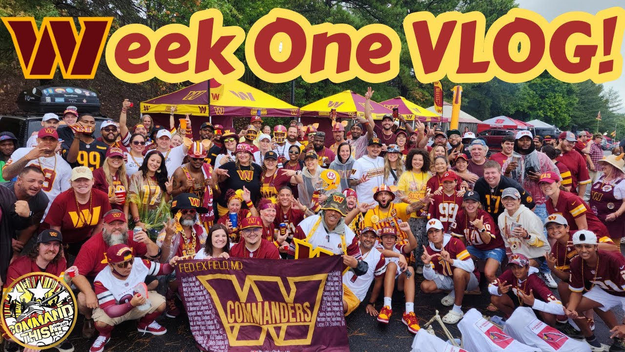 @commanders  Week 1 Opening day VLOG from FedEx Field
