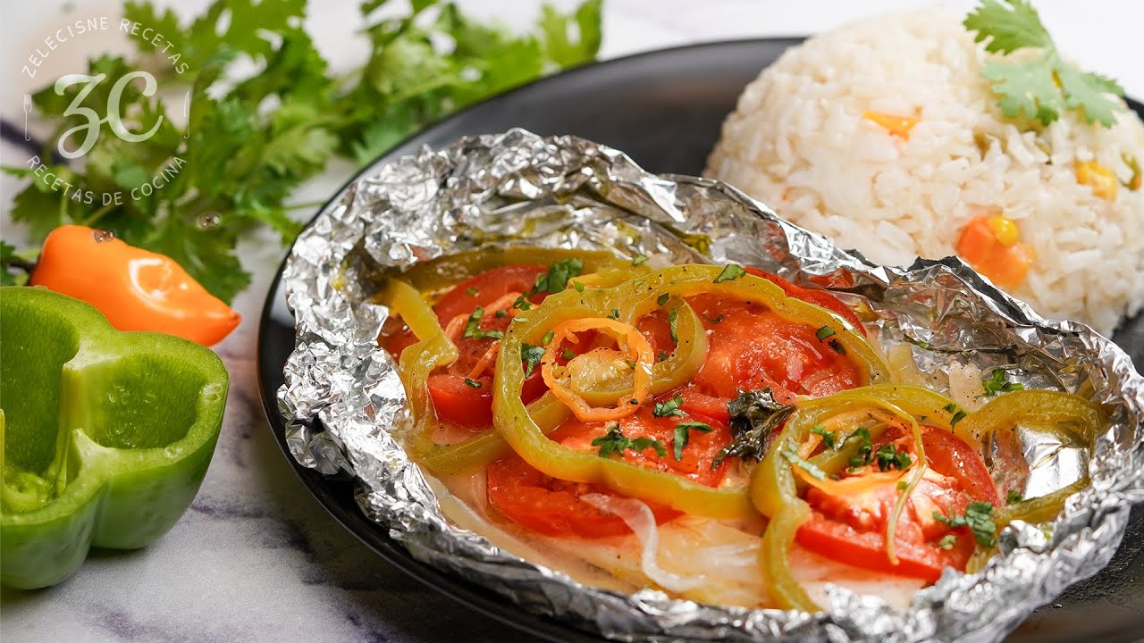 Pescado Empapelado Saludable | Paso a paso, fácil y rápido | Platillo favorito en mi hogar 🙂
