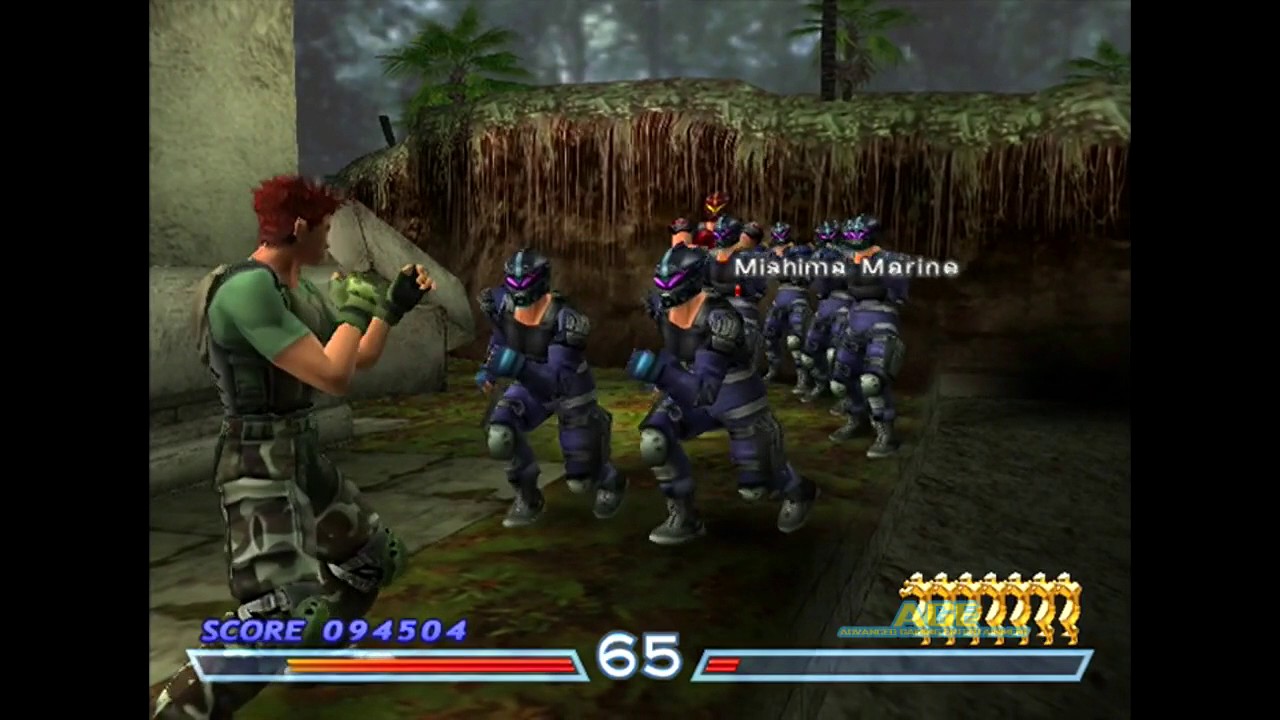 Tekken 4 - [Tekken Force] - Hwoarang Playthrough