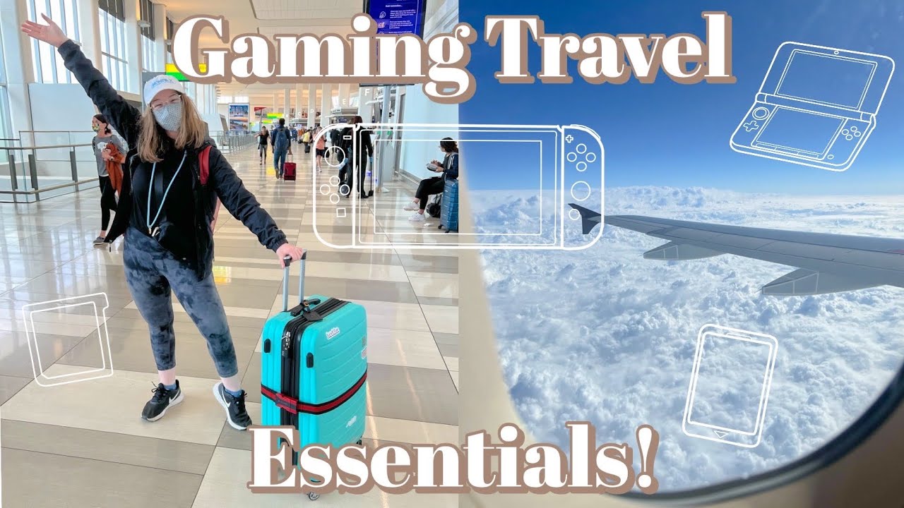 My Gaming Travel Essentials! | aka what I brought with me on my trip✈️